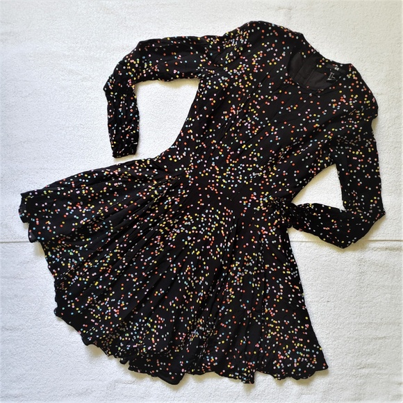 H&M Dresses & Skirts - H & M Confetti Polka Dot Dress – Size 6